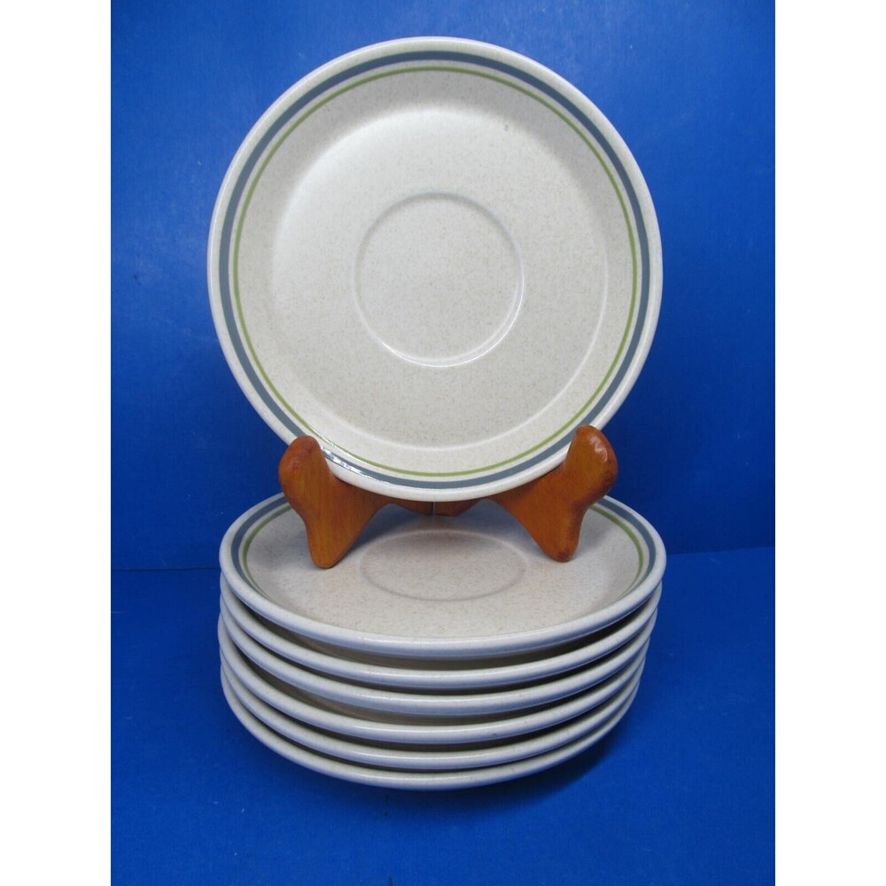 Lenox Temperware Summer Spice 6" tea Saucers set of 7